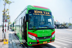 Xe Bình Tâm Mặt trước xe Bên hông xe Giường nằm Limousine 34 phòng