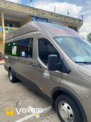 Xe Phương Huy (Đắk Lắk) Mặt trước xe Bên hông xe Ghế ngồi 18 chỗ