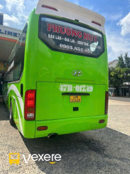 Xe Phương Huy (Đắk Lắk) Mặt sau xe Giường nằm 40 chỗ