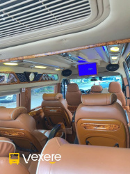 Xe Hoàng Hải Limousine VIP Nội thất Ghế ngồi Limousine 9 chỗ