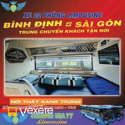 Xe Hoàng Gia 77 Giường nằm Nội thất Tiện ích Limousine 24 Phòng