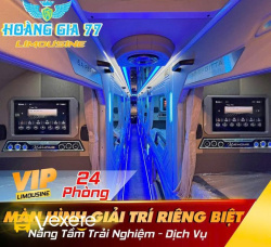 Xe Hoàng Gia 77 Tiện ích Nội thất Giường nằm Limousine 24 Phòng