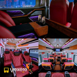 Xe Đất Mới Limousine VIP Nội thất Ghế ngồi Limousine 11 chỗ