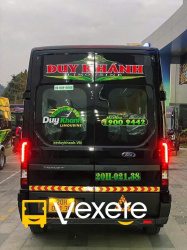 Xe Duy Khánh Limousine Mặt sau xe 