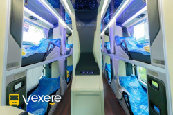 Xe Khanh Quỳnh Nội thất Giường nằm Tiện ích Limousine giường phòng 32 chỗ (WC)
