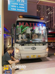 Xe Mai Luy (Cao Bằng) Mặt trước xe Giường nằm 42 chỗ