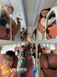 Xe Green Bus (Quảng Ninh) Nội thất Limousine 36 chỗ