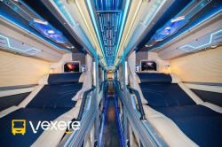 Xe Cao Nguyên Limousine Giường nằm Tiện ích Nội thất Xe 22 phòng có WC
