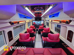 Xe Ninh Bình Discovery Bus Nội thất Tiện ích Ghế ngồi Limousine 11 chỗ