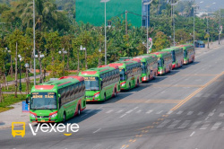 Xe Bình Tâm Mặt trước xe Bên hông xe Limousine 36 phòng