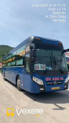 Xe Tân Minh Hà Mặt trước xe Bên hông xe VIP 22 Phòng