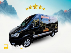 Xe Ánh Dương Limousine Mặt trước xe Limousine 11 chỗ