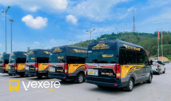 Xe Đức Phát (Thanh Hóa) Mặt trước xe Mặt sau xe Limousine 11 chỗ