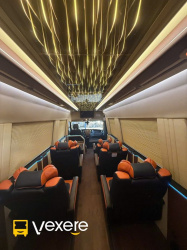 Xe Bình Hoài Limousine Ghế ngồi Nội thất Tiện ích Limousine 10 chỗ