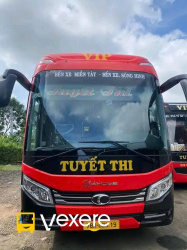 Xe Tuyết Thi Mặt trước xe Giường nằm 44 chỗ