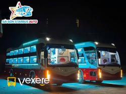 Xe Lovabus Mặt trước xe Bên hông xe Giường nằm 40 chỗ