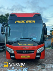 Xe Phúc Sinh Mặt trước xe Limousine 24 phòng