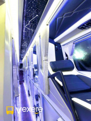Xe Hùng Ban Ghế ngồi Giường nằm Nội thất Limousine 34 chỗ