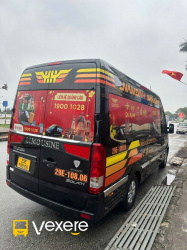 Xe Nam Định Limousine Mặt sau xe 