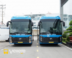 Xe Điều Hòa Mặt trước xe Limousine 22 Phòng (WC)