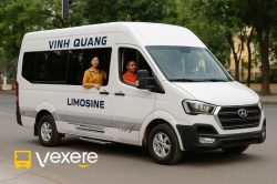 Xe Vĩnh Quang Mặt trước xe Limousine 11 chỗ