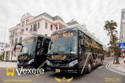 Xe Thủy Ngân Bên hông xe Mặt trước xe Limousine 22 phòng VIP (WC)