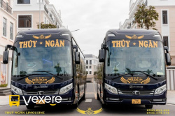 Xe Thủy Ngân Mặt trước xe Limousine 22 phòng VIP (WC)
