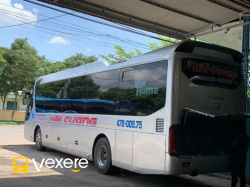 Xe Hải Cường Mặt sau xe Giường nằm 40 chỗ