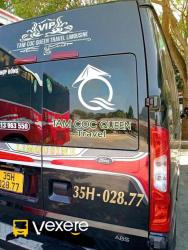 Xe Tam Coc Queen Travel Mặt sau xe Xe Limousine 11 chỗ