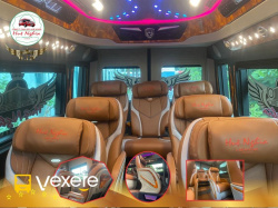 Xe Huệ Nghĩa Limousine Ghế ngồi Tiện ích Nội thất Limousine 11 chỗ