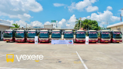 Xe Huệ Nghĩa Limousine Mặt trước xe Limousine 19 chỗ