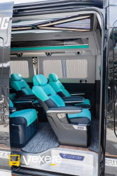 Xe Hoàng Phương Limousine (Hải Phòng) Nội thất Limousine 9 chỗ
