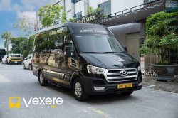Xe Hoàng Phương Limousine (Hải Phòng) Mặt trước xe Limousine 9 chỗ