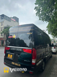 Xe Newstar Travel Mặt sau xe Limousine 9 chỗ
