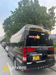 Xe Newstar Travel Mặt sau xe Limousine 9 chỗ
