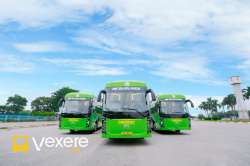 Xe HK BUSLINES Mặt trước xe 