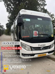Xe Minh Hải (Gia Lai) Mặt trước xe Giường nằm 44
