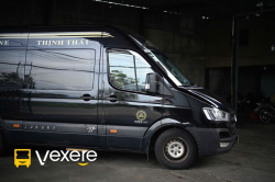 Xe Thịnh Thái Limousine Bên hông xe Mặt trước xe Limousine 11 chỗ