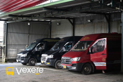 Xe Thịnh Thái Limousine Mặt trước xe Limousine 11 chỗ