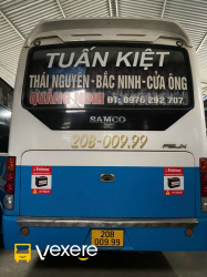Xe Tuấn Kiệt (Thái Nguyên) Mặt sau xe Ghế ngồi 45 chỗ