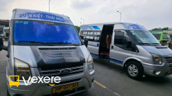 Xe Tuấn Kiệt (Thái Nguyên) Mặt trước xe Bên hông xe Ghế ngồi 15 chỗ