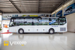 Xe Minh Quốc Bên hông xe Limousine 34 Phòng Đơn
