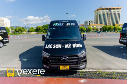 Xe Hải An Hòa Bình Mặt trước xe Solati16 chỗ