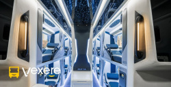 Xe Phúc An Express Giường nằm Nội thất Limousine 32 phòng (WC)