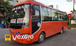 Xe Hải An Hòa Bình Bên hông xe Ghế ngồi 29 chỗ