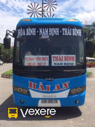Xe Hải An Hòa Bình Mặt trước xe Ghế ngồi 46 chỗ
