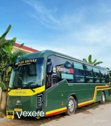 Xe Bình Hoài Limousine Mặt trước xe Limousine 21 phòng VIP