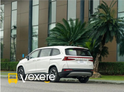 Xe Bình Hoài Limousine Mặt sau xe Bên hông xe Ghế ngồi 7 chỗ