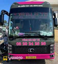 Xe Như Ý 78 (Phú Yên) Mặt trước xe Limousine 34 chỗ