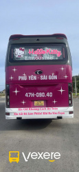 Xe Như Ý 78 (Phú Yên) Mặt sau xe Limousine 34 chỗ